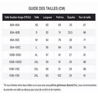 Débardeur gainant avec soutien-gorge intégré